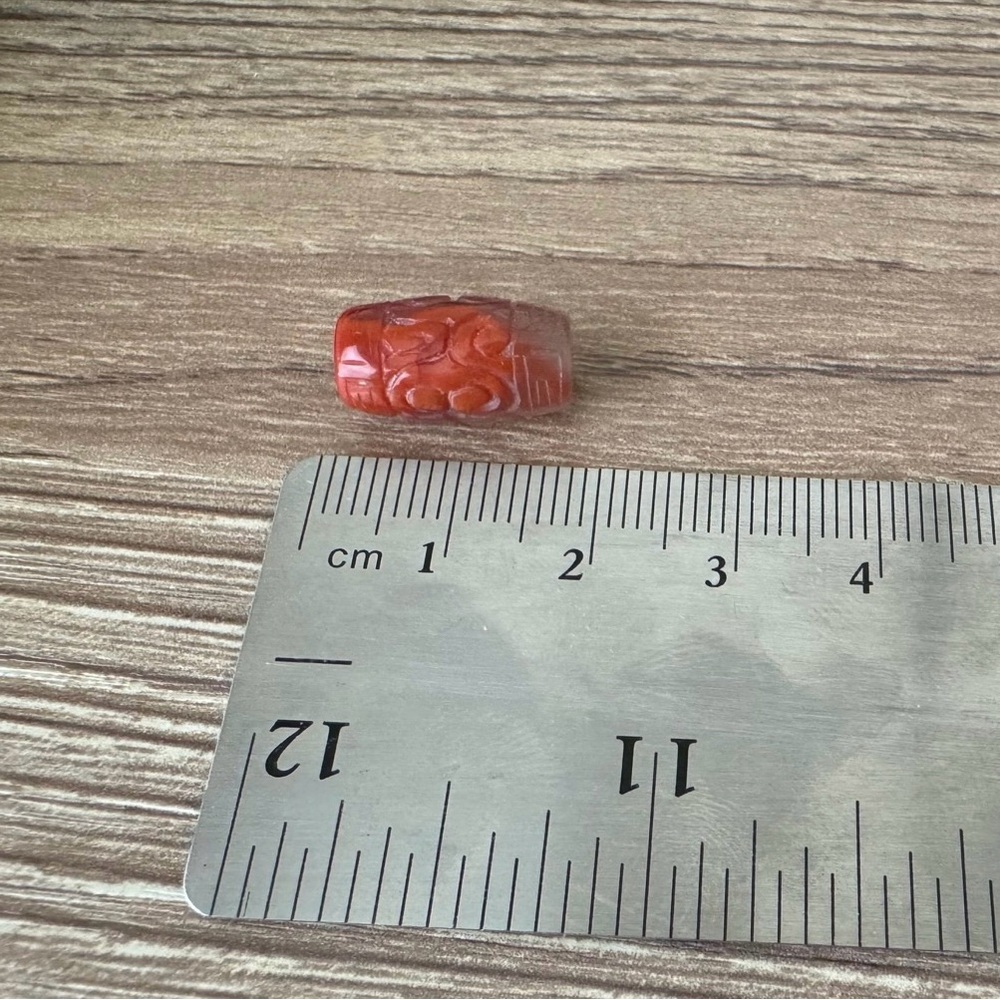 Vintage nanhong agate bead